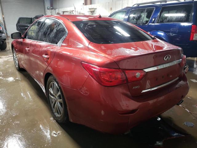 Photo 2 VIN: JN1BV7AR6FM392616 - INFINITI Q50 BASE 