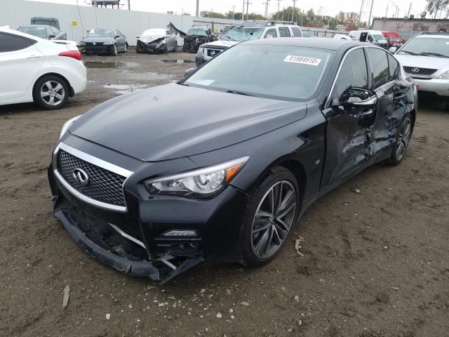 Photo 1 VIN: JN1BV7AR6FM411147 - INFINITI Q50 