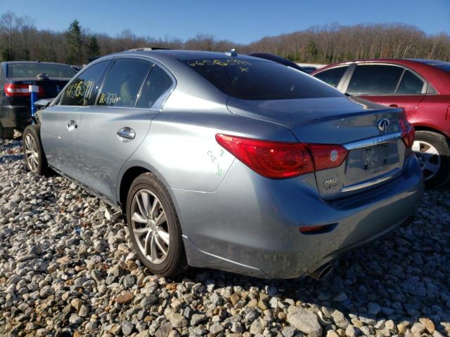 Photo 2 VIN: JN1BV7AR7EM686055 - INFINITI Q50 BASE 