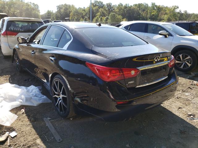 Photo 2 VIN: JN1BV7AR7EM696407 - INFINITI Q50 BASE 