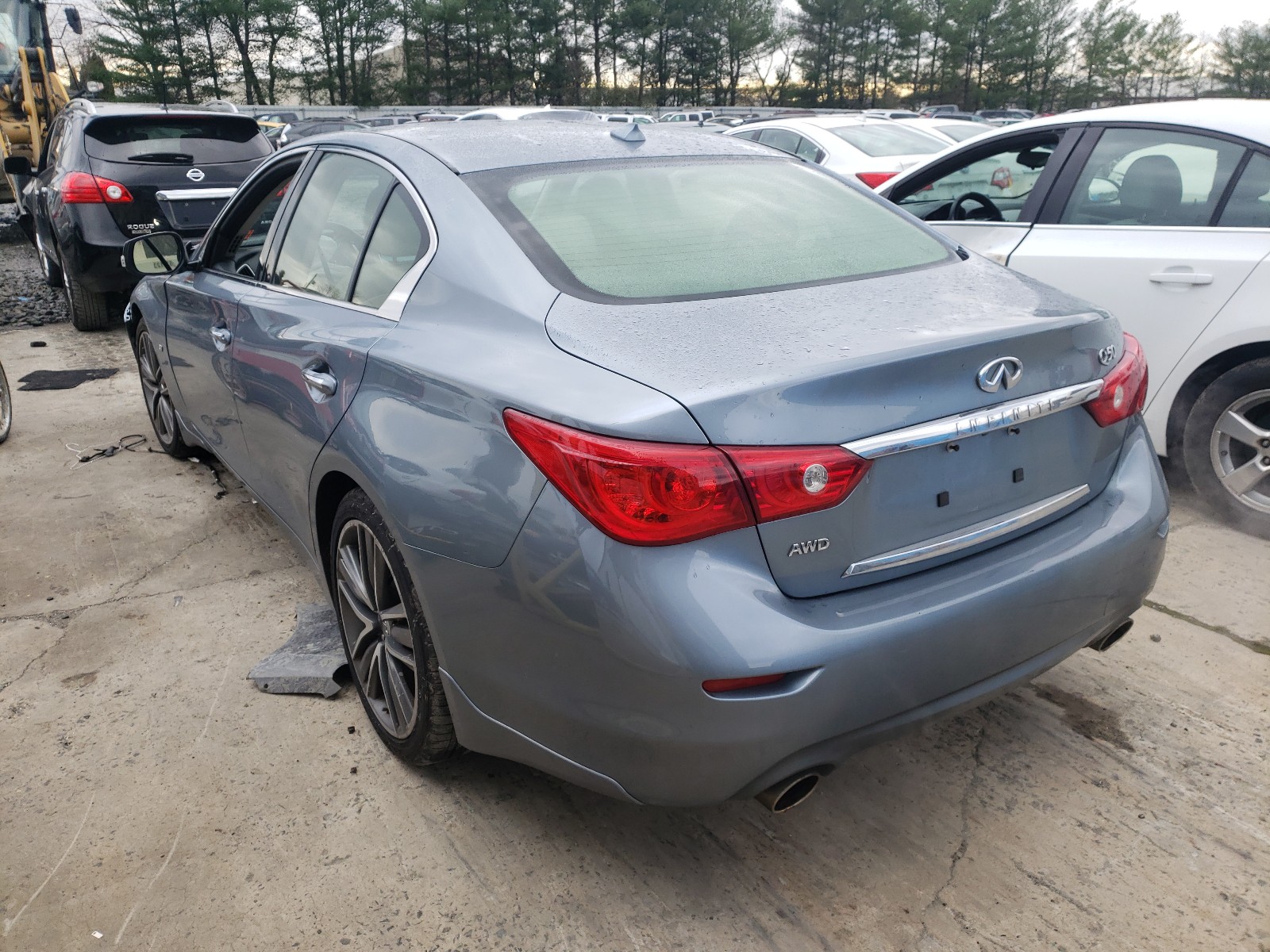 Photo 2 VIN: JN1BV7AR7EM696780 - INFINITI Q50 BASE 