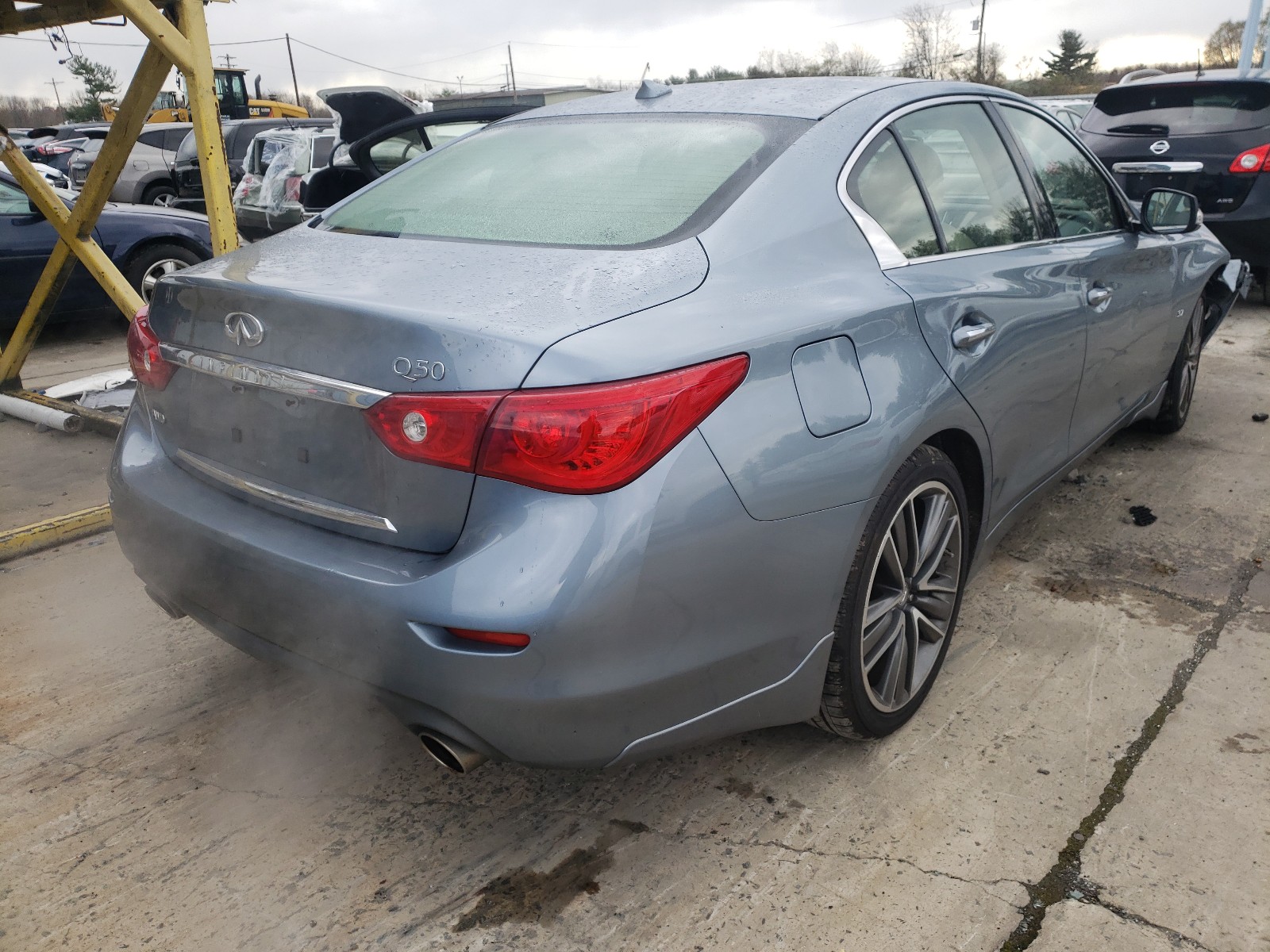 Photo 3 VIN: JN1BV7AR7EM696780 - INFINITI Q50 BASE 