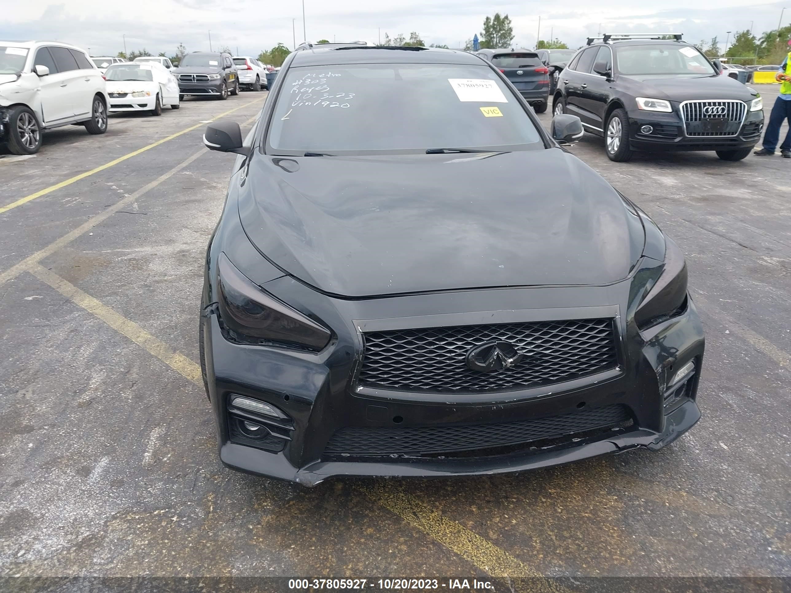 Photo 5 VIN: JN1BV7AR7FM411920 - INFINITI Q50 