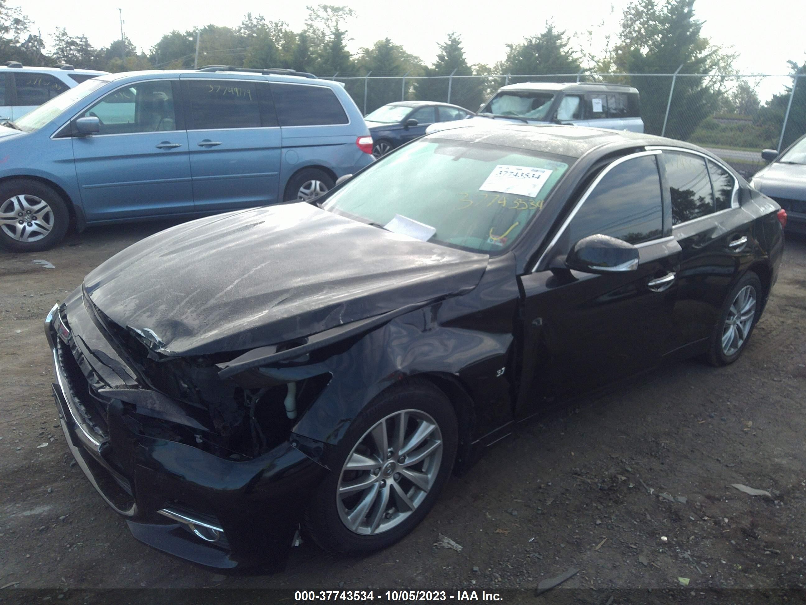 Photo 1 VIN: JN1BV7AR8EM695220 - INFINITI Q50 