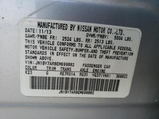 Photo 11 VIN: JN1BV7AR8EM699882 - INFINITI Q50 BASE 