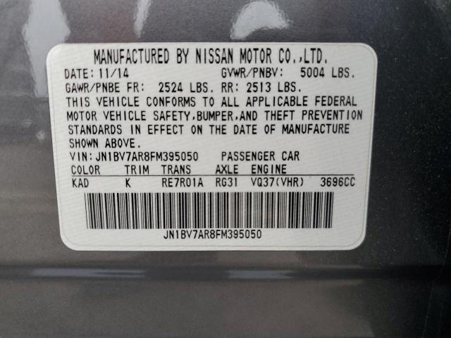 Photo 12 VIN: JN1BV7AR8FM395050 - INFINITI Q50 BASE 