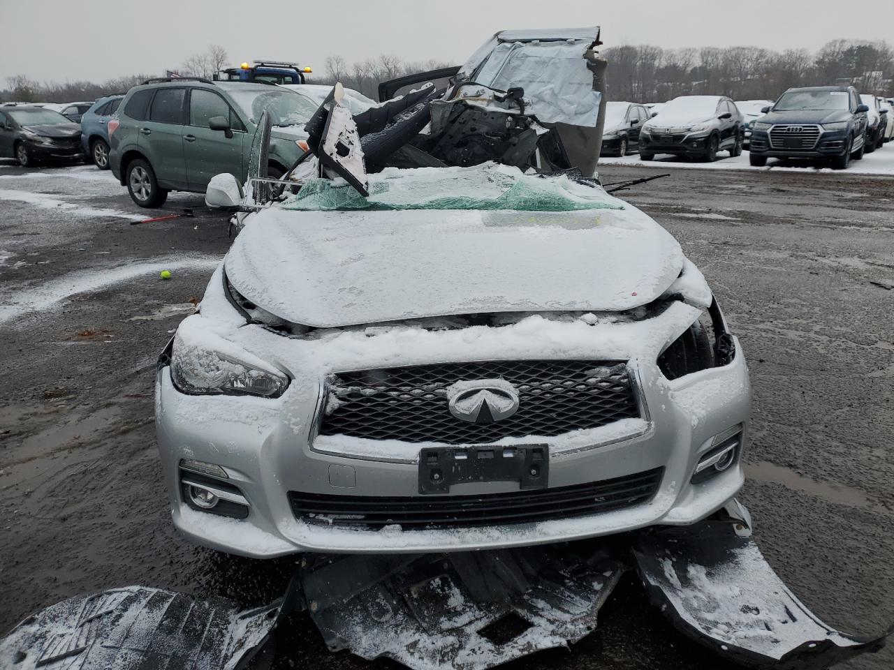 Photo 4 VIN: JN1BV7AR8FM398725 - INFINITI Q50 