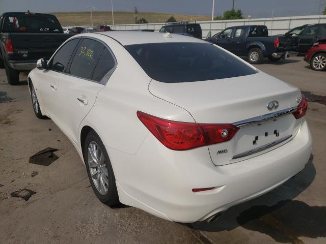 Photo 2 VIN: JN1BV7AR9FM398054 - INFINITI Q50 BASE 