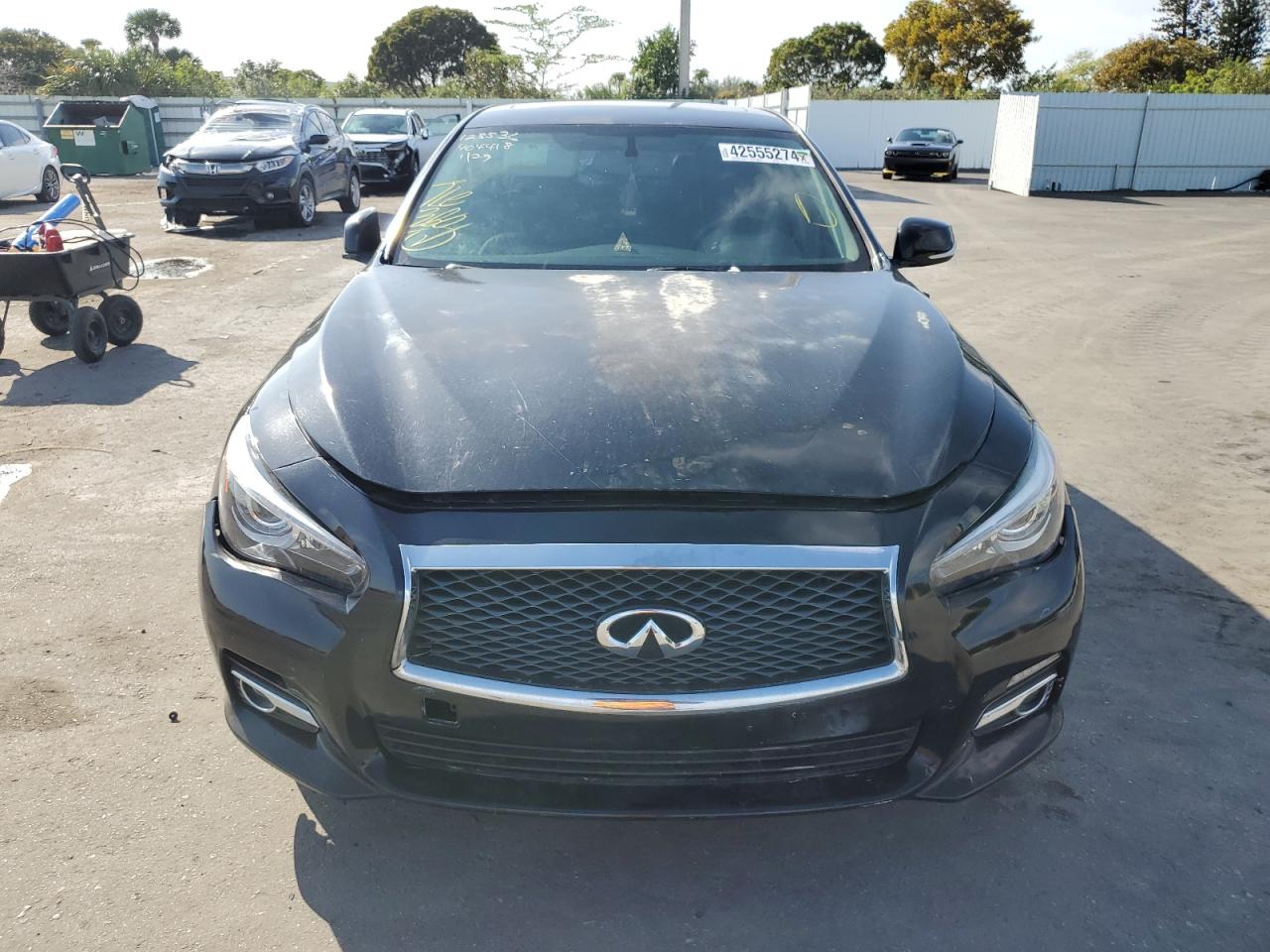 Photo 4 VIN: JN1BV7AR9FM404418 - INFINITI Q50 