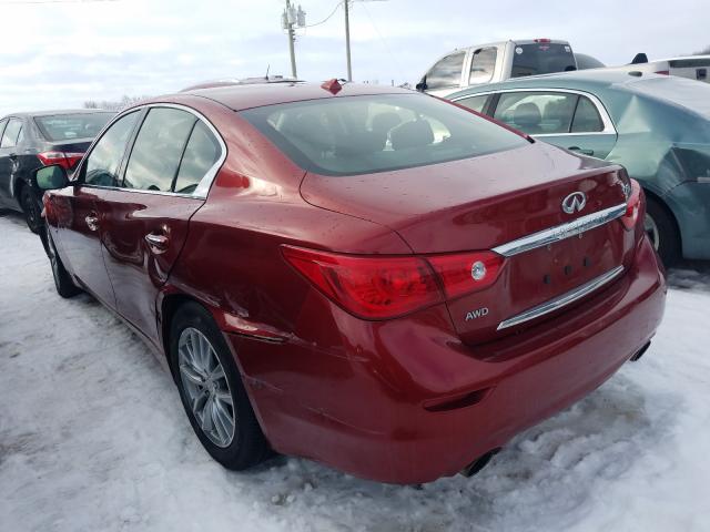 Photo 2 VIN: JN1BV7AR9FM407111 - INFINITI Q50 BASE 