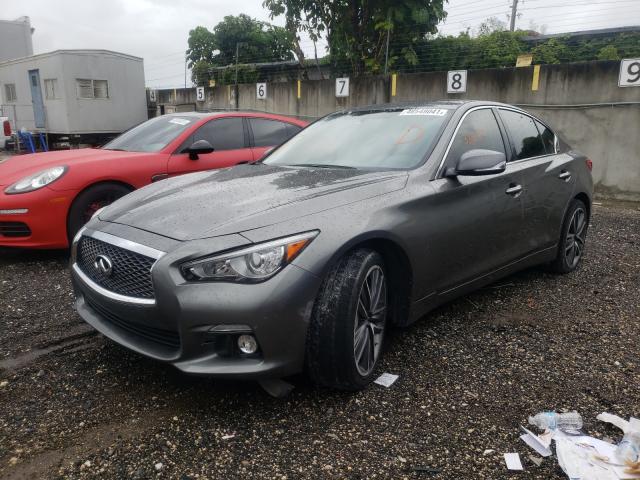 Photo 1 VIN: JN1BV7AR9FM409683 - INFINITI Q50 BASE 