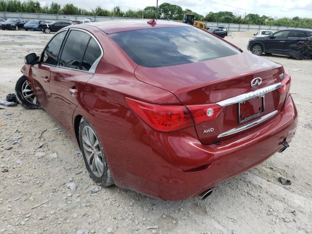 Photo 2 VIN: JN1BV7ARXEM684431 - INFINITI Q50 BASE 