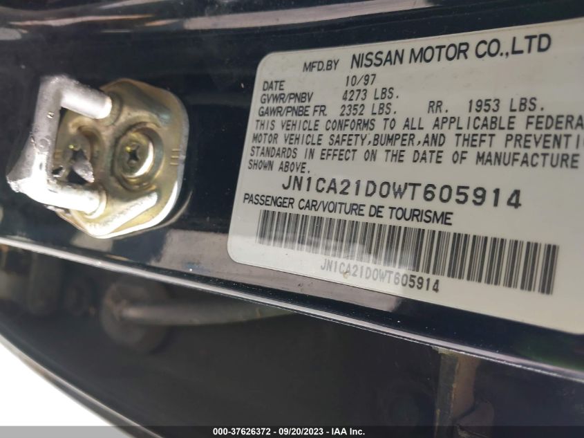 Photo 8 VIN: JN1CA21D0WT605914 - NISSAN MAXIMA 