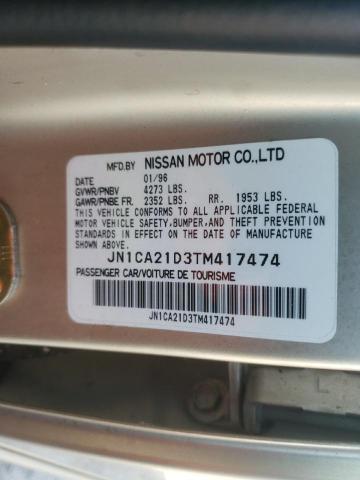 Photo 11 VIN: JN1CA21D3TM417474 - NISSAN MAXIMA GLE 