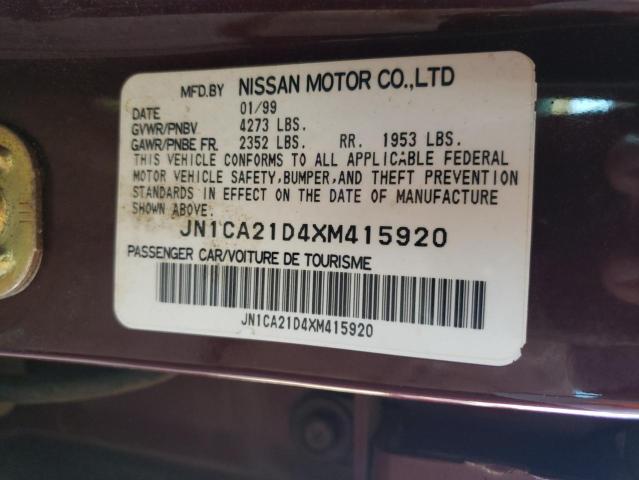 Photo 11 VIN: JN1CA21D4XM415920 - NISSAN MAXIMA GLE 