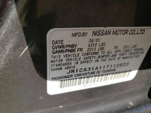 Photo 11 VIN: JN1CA31A11T112523 - NISSAN MAXIMA GXE 