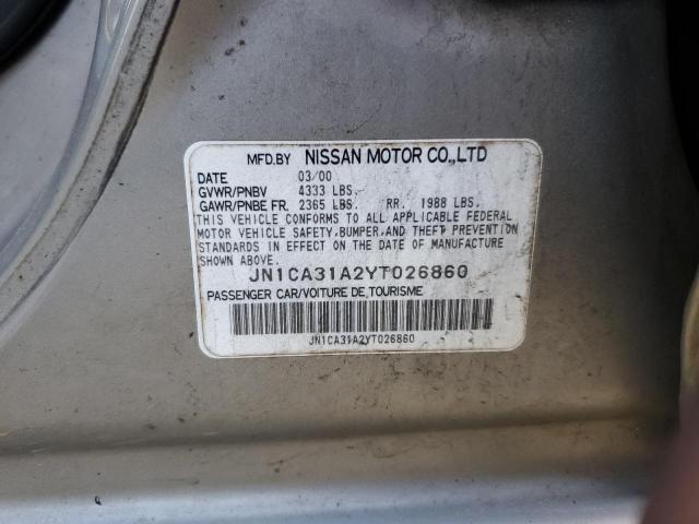 Photo 11 VIN: JN1CA31A2YT026860 - NISSAN MAXIMA 