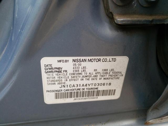 Photo 11 VIN: JN1CA31A4YT030618 - NISSAN MAXIMA GLE 