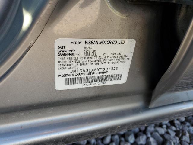 Photo 11 VIN: JN1CA31A6YT031320 - NISSAN MAXIMA GLE 