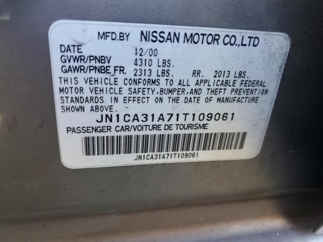 Photo 12 VIN: JN1CA31A71T109061 - NISSAN MAXIMA 