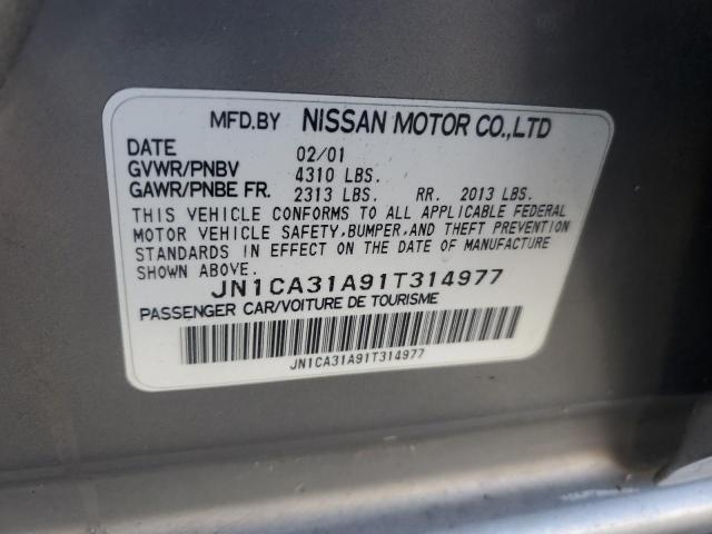 Photo 11 VIN: JN1CA31A91T314977 - NISSAN MAXIMA GXE 