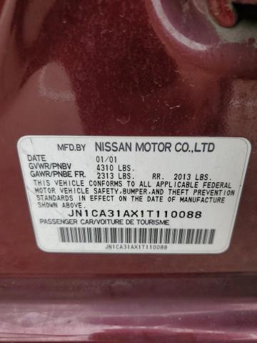 Photo 11 VIN: JN1CA31AX1T110088 - NISSAN MAXIMA GXE 