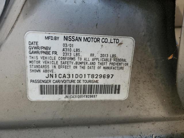 Photo 11 VIN: JN1CA31D01T829697 - NISSAN MAXIMA 