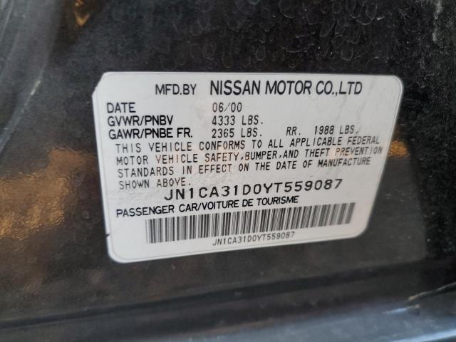 Photo 11 VIN: JN1CA31D0YT559087 - NISSAN MAXIMA GLE 