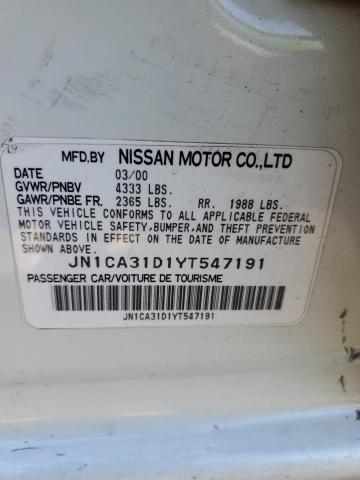 Photo 11 VIN: JN1CA31D1YT547191 - NISSAN MAXIMA 