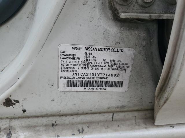 Photo 11 VIN: JN1CA31D1YT714892 - NISSAN MAXIMA 