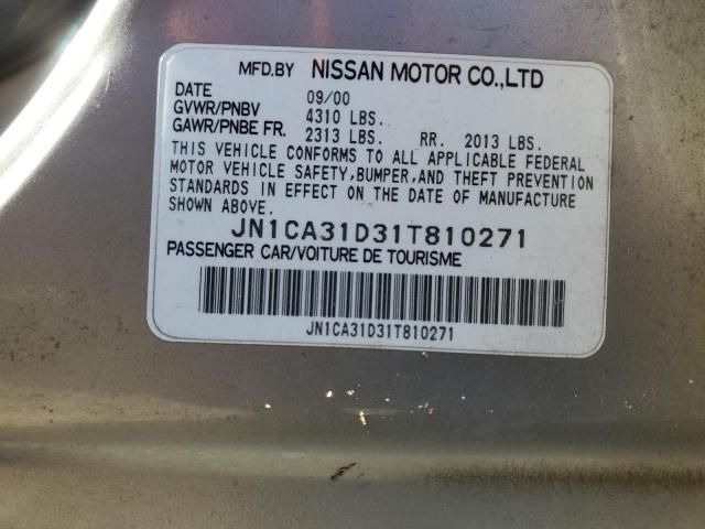 Photo 11 VIN: JN1CA31D31T810271 - NISSAN MAXIMA 