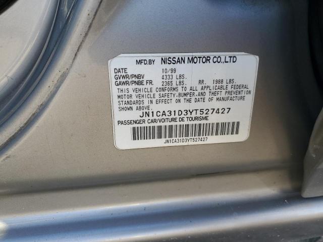 Photo 11 VIN: JN1CA31D3YT527427 - NISSAN MAXIMA 