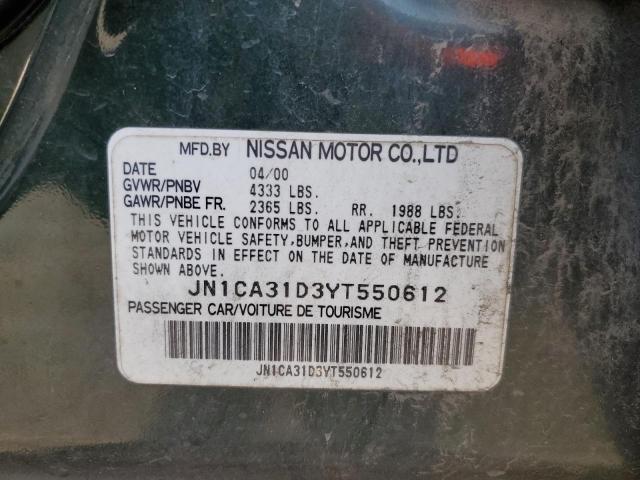 Photo 11 VIN: JN1CA31D3YT550612 - NISSAN MAXIMA 