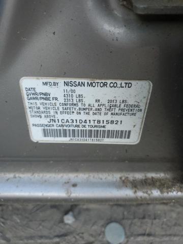 Photo 11 VIN: JN1CA31D41T815821 - NISSAN MAXIMA 