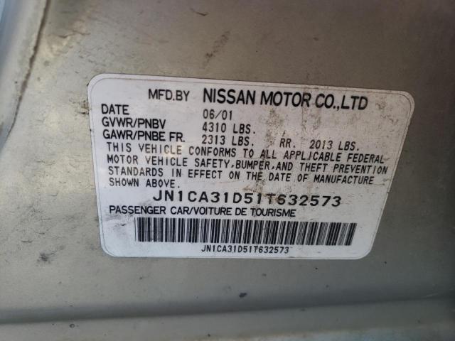 Photo 11 VIN: JN1CA31D51T632573 - NISSAN MAXIMA 