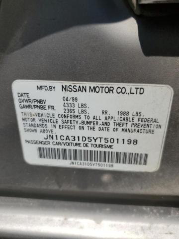 Photo 11 VIN: JN1CA31D5YT501198 - NISSAN MAXIMA GLE 