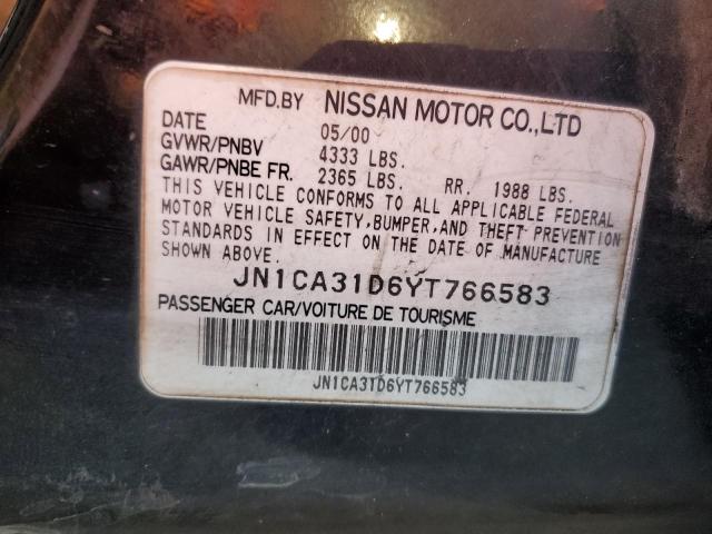 Photo 11 VIN: JN1CA31D6YT766583 - NISSAN MAXIMA 