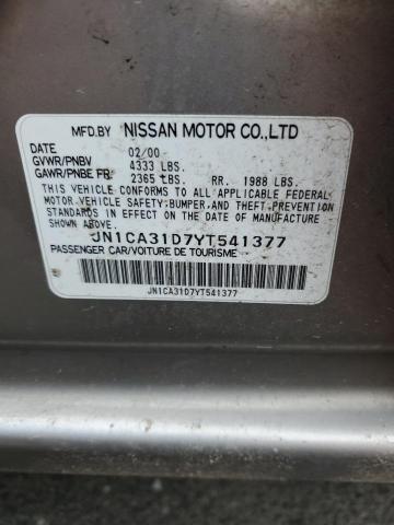 Photo 11 VIN: JN1CA31D7YT541377 - NISSAN MAXIMA 