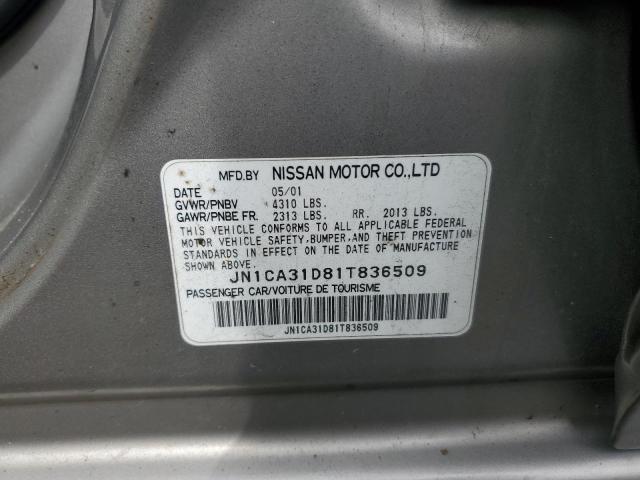 Photo 11 VIN: JN1CA31D81T836509 - NISSAN MAXIMA GXE 