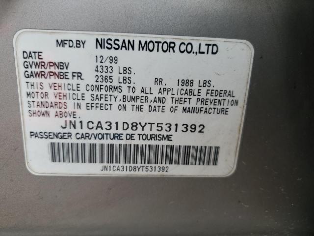 Photo 11 VIN: JN1CA31D8YT531392 - NISSAN MAXIMA 