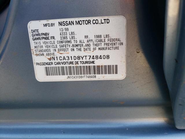 Photo 12 VIN: JN1CA31D8YT748408 - NISSAN MAXIMA 