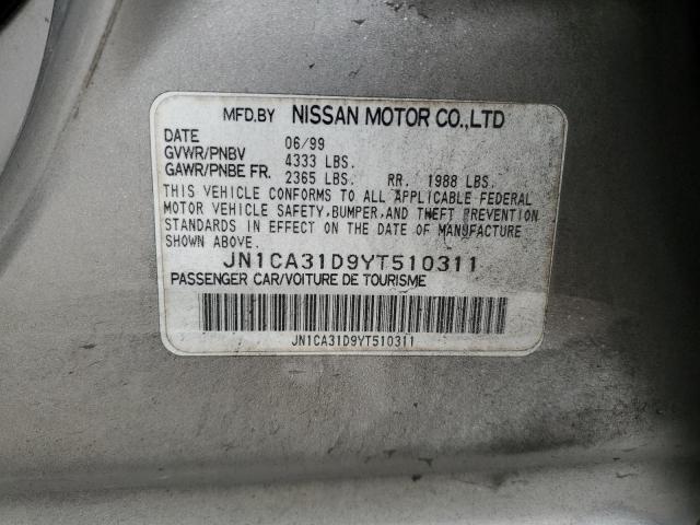 Photo 11 VIN: JN1CA31D9YT510311 - NISSAN MAXIMA 