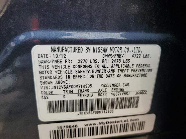 Photo 12 VIN: JN1CV6AP0DM714905 - INFINITI G37 BASE 