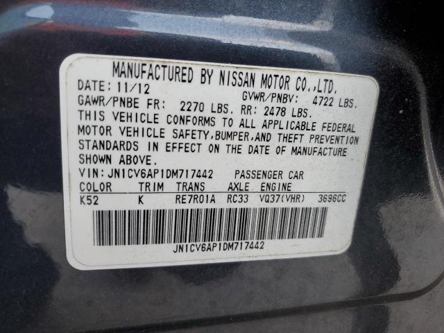 Photo 11 VIN: JN1CV6AP1DM717442 - INFINITI G37 BASE 