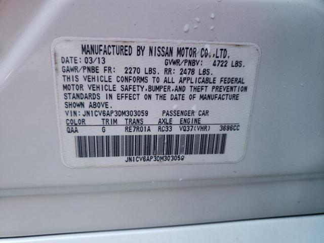 Photo 9 VIN: JN1CV6AP3DM303059 - INFINITI G37 BASE 