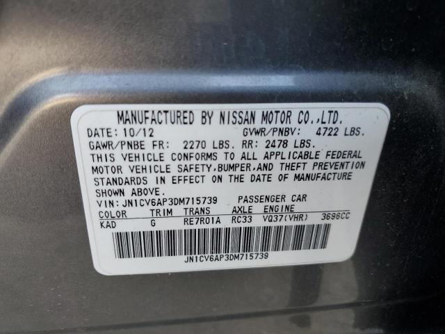 Photo 11 VIN: JN1CV6AP3DM715739 - INFINITI G37 