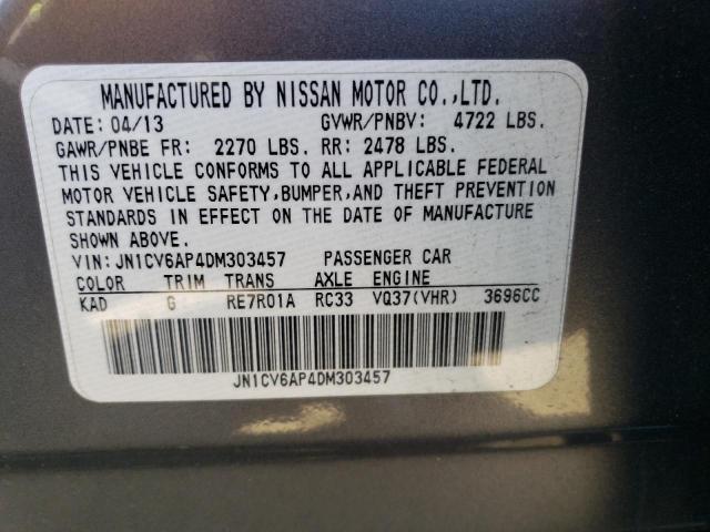 Photo 11 VIN: JN1CV6AP4DM303457 - INFINITI G37 