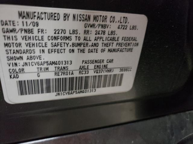 Photo 9 VIN: JN1CV6AP5AM401313 - INFINITI G37 BASE 