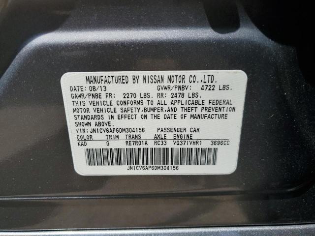 Photo 11 VIN: JN1CV6AP6DM304156 - INFINITI G37 BASE 