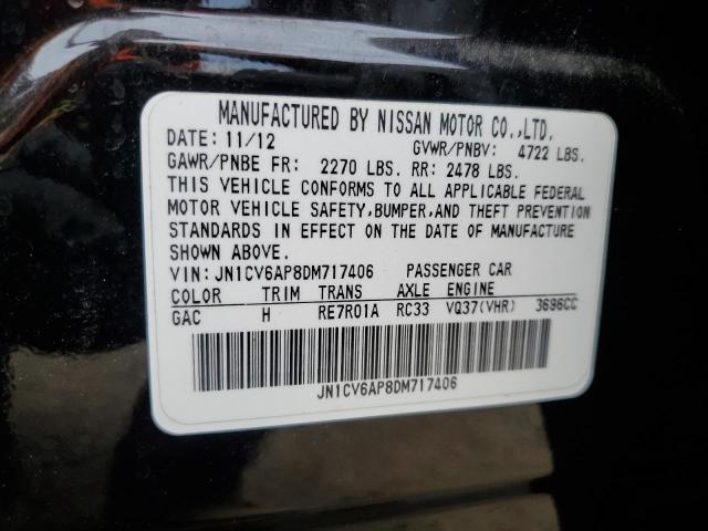 Photo 12 VIN: JN1CV6AP8DM717406 - INFINITI G37 BASE 